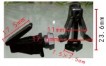 Nissan 76882-0M060 Клипса  11x23.6x17.6mm