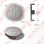 Колпачек для дисков 56/54SG Toyota с гравировкой (44a)