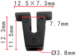 VAG, VW, AUDI 811-807-577-C клипса  8.2x11.5x12.5mm  d3.8mm
