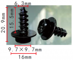 Toyota 90159-C0036 Саморез с пресс шайбой 6,3x15,5x16 mm
