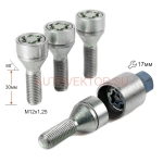 FARAD STAR болт/конус VN330* 12х1,25*L30*Key17