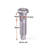 Шпилька забив. (134A142) M12X1,50 длина рез.части 36мм Цинк YAG