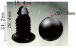 GM 11518201 клипса 13,4x28,6x21,3 mm