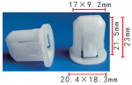 TOYOTA 90467-14023 клипса 17x21.5x20.4mm