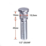 Шпилька забив. CRP155E40 1/2"-20UNFX40мм длина рез.части 40мм Dacromet Cherooke