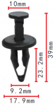 GM 10157900, 11517803, 15993201 клипса  9.2x23.2x17.9mm