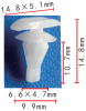 TOY,SUB,HONDA,MITSUISHI67867-12150,909120023,909120028,90651-S4N-003,MR380850,MU48128  6.5x10.8x14,8