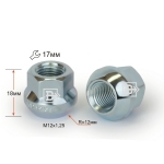 Гайка M12X1,25 Цинк высота 18 мм Сфера с выступ., откр., ключ 17мм 300044 B Z D96R Z