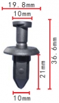 GM10108746 клипса 10x21x19.8mm