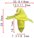 TOYOTA 75398-60021  клипса  8.2x18.7x30.8mm
