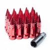 Комплект гаек M26B20 RD M12X1,25 Красный высота 80мм "Пика" (20 гайки + 1 ключ)