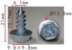 Toyota  90159-60303 Саморез 6x15,7x13,8 mm