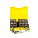 Комплект гаек 317145 SM M12X1,50 Дымчатый Хром высота 32 мм Конус с выступ., закр., семигранник,