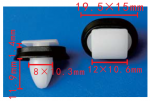 FIAT 71728806   PEUGEOT/CITROEN 856543 клипса  10.3x11.9x19.5mm