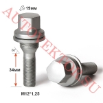 Болт P972130 D M12X1,25x33(68) Дакромет Болт прессшайба ПЕЖО R0028(+10) (68мм)