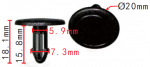 HONDA 91501-SNA-003 Клипса  7.3x15.8x20mm