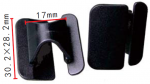 FORD W709688-S300  Клипса  30.2x28.2mm