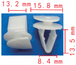 HONDA 90602‐SFA-004 клипса  8.4x13.5x15.8mm