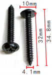 Саморез 4.1x32x10 mm