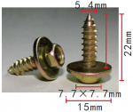 Саморез с пресс шайбой 5,4x22x15 mm