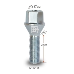 Болт M12X1,25X28 Цинк ВАЗ литой диск завод ключ 17мм C17B28 Z