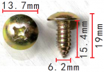 Саморез металл. 6.2x15.3x13.7 mm