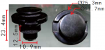 SUBARU 90914-0055 Клипса  16.6x16.1x25.3mm