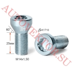 Болт 274100 SP M14X1,50X26 Цинк Конус, Dголовы=20мм, внутр. 10 луч. Звезда д/ПРОСТАВОК