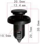 Honda 91505-S9A-003 клипса  10x20.8x20mm