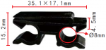 TOYOTAL1104J10-0124  клипса