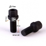 Болт LS17D27 BA M14X1,50X27 Черный Сфера с выступом, облегченный, ключ 17 мм