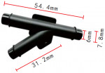 CHRYSLER 4179982 Коннектор  54.4mm   d6mm