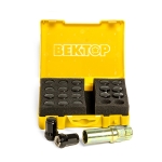 Комплект гаек 317144 BA M12X1,25 Черный Хром высота 32 мм Конус с выступ., закр., семигранник,
