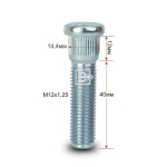Шпилька забив. CRP144B40 M12X1,25 длина рез.части 40мм Цинк