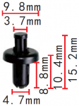 Subaru 909140059 Клипса