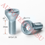 Болт 272093 SP M12X1,25X24 Цинк Конус, Dголовы=20мм, внутр. 10 луч. Звезда д/ПРОСТАВОК