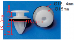 MAZDA  KD51-51-W24 Клипса  10.8x14.1x18.4mm