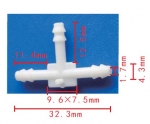 GM , FORD 14017705, 3895904  коннектор  4.3mm