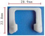 VW, VAG, AUDI 357-837-242 Клипса  22.8x28.9mm
