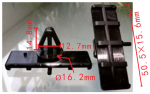 FORD F4ZZ-6310182-A Клипса  12.7x14.8x16.2mm  5.5x15.6mm