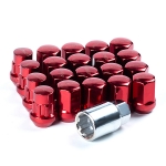 Комплект гаек M87C1641 RD M14X1,50 Красный высота 32мм (комплект 16 гайки +4 секретки +1 ключ)