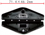 GM 12337898,20747508 клипса  71.4x46.2mm