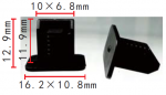 VW, VAG, AUDI 357867646 Клипса  10x11.9x16.2mm