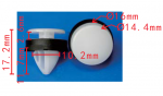 FORD W716507-300 Клипса  10.2x11.7x16mm