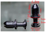 UNIVERSAL Клипса крепления багажной полки 4,8x7.5x6.5mm