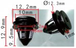 VW, VAG, AUDI 1K6-837-200-B, 1K6-837-200-B Клипса  8x9.5x12.3mm