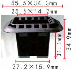 VW, VAG, AUDI 4B088637301C Клипса  27.2x31.1x45.5mm