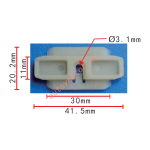 VAG, VW, AUDI 443853909A клипса  d3.1mm