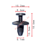 NISSAN,HONDA,TOYOTA, 10998-30880,90684-SA5-0030,8942981190,55785-52020,09409-06319 клипса 6.x10.5x15
