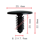 FORD 389443-S клипса  8,2x20.6x25.4mm